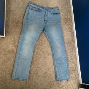 Light blue levi jeans 513 (slim straight) W 36 L 30